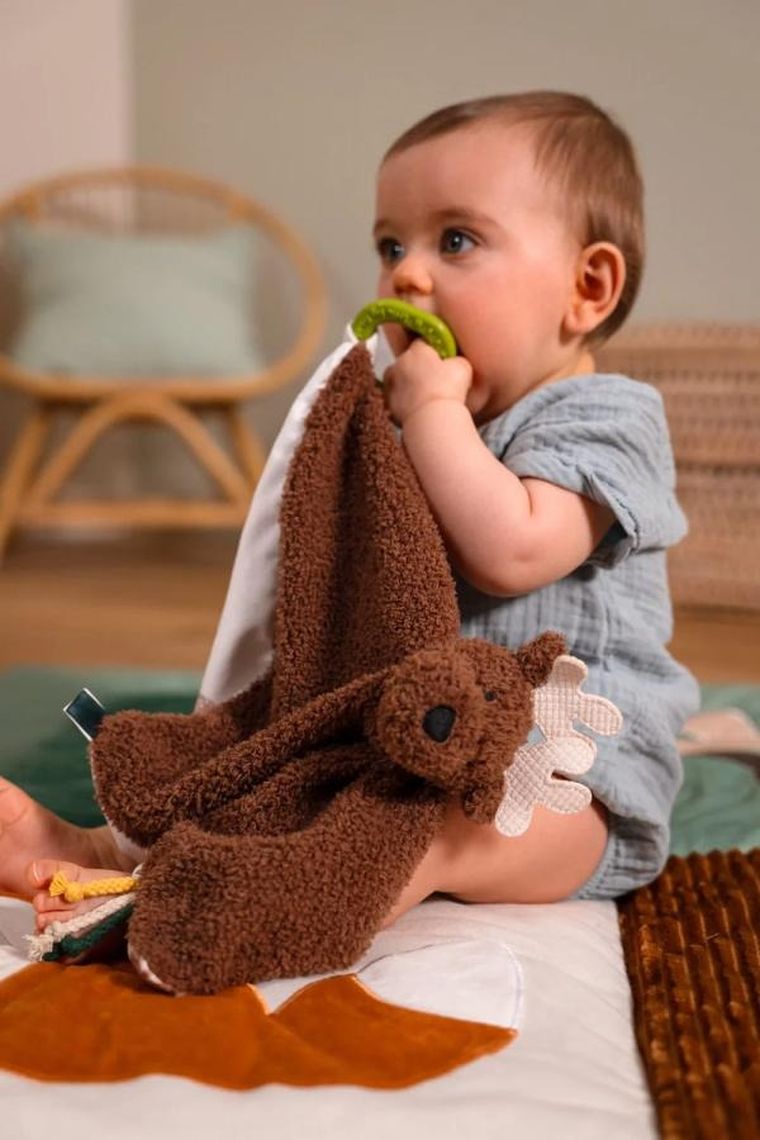 Little Big Friends, Las, zestaw prezentowy dla niemowlaka, zabawki sensoryczne