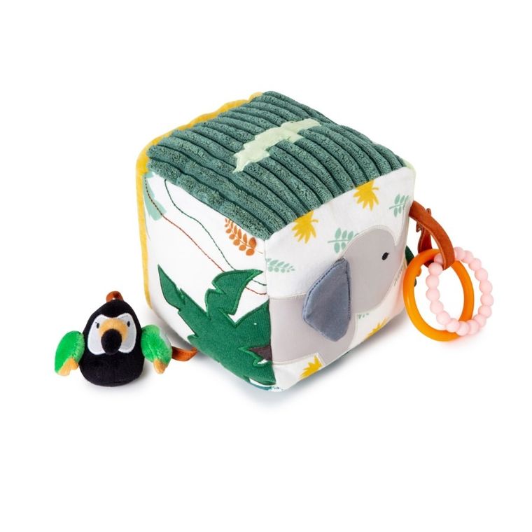 Little Big Friends, miękka kostka aktywizująca, dżungla