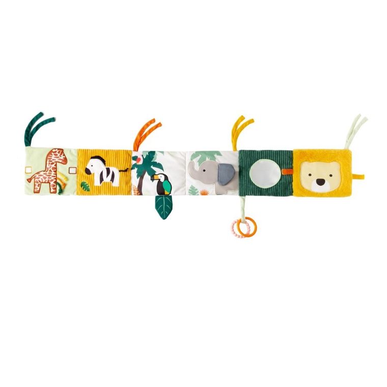 Little Big Friends, pierwsza książeczka aktywizująca 2w1, dżungla