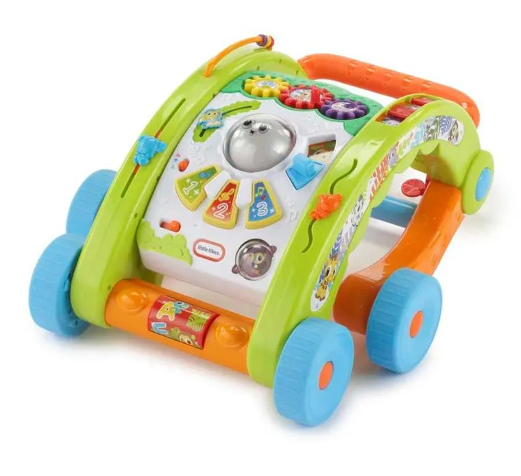 Little Tikes, chodzik i stół aktywności 3w1, zielony