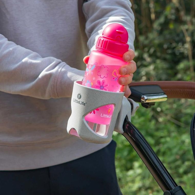 LittleLife, uchwyt na kubek, jasnoszary