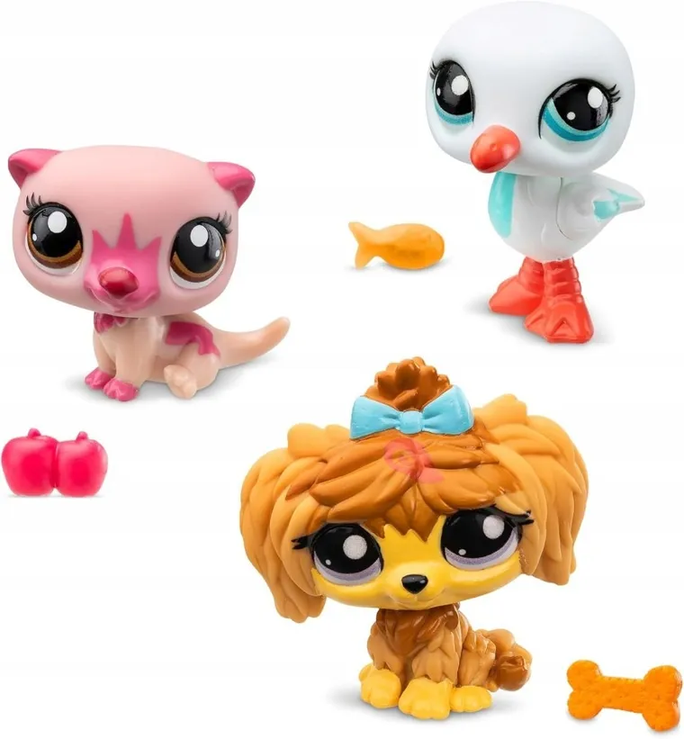 Littlest Pet Shop, Pet Trio, zestaw 3 figurek