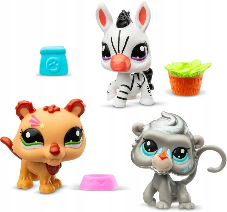 Littlest Pet Shop, Pet Trio, zestaw 3 figurek
