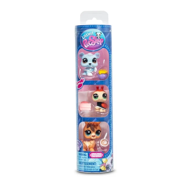 Littlest Pet Shop, Pet Trio, zestaw 3 figurek