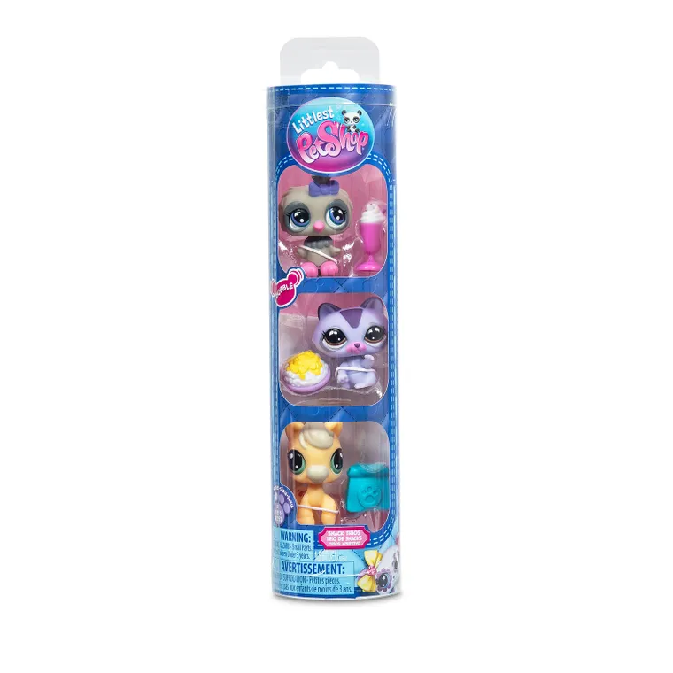 Littlest Pet Shop, Pet Trio, zestaw 3 figurek