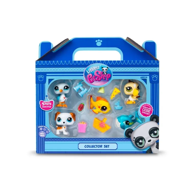 Littlest Pet Shop, plaża, zestaw 5 figurek