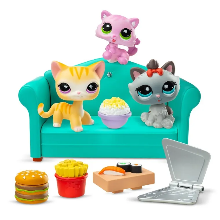 Littlest Pet Shop, Podwieczorek, zestaw 3 figurek