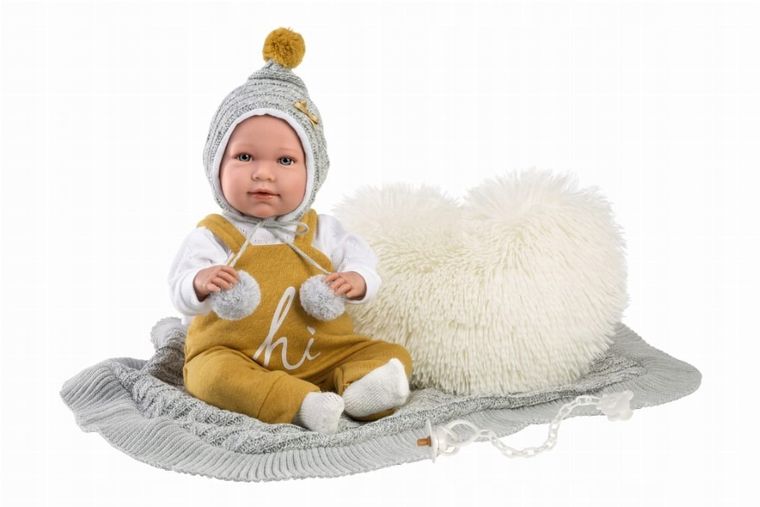 Llorens, Mimi, lalka w żółtym kombinezonie, 42 cm