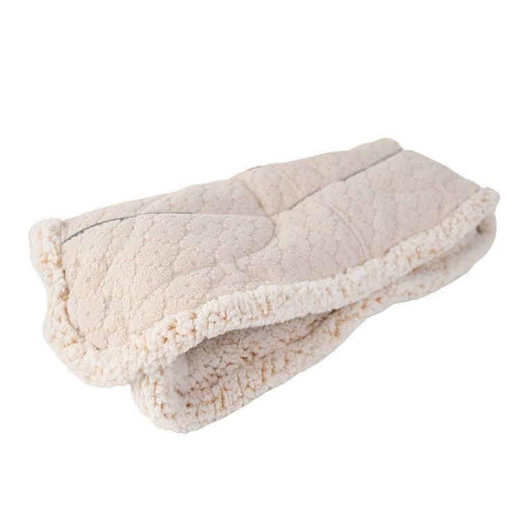 Lodger, Fleece, Birch, mufka do wózka, polarowa, beżowa