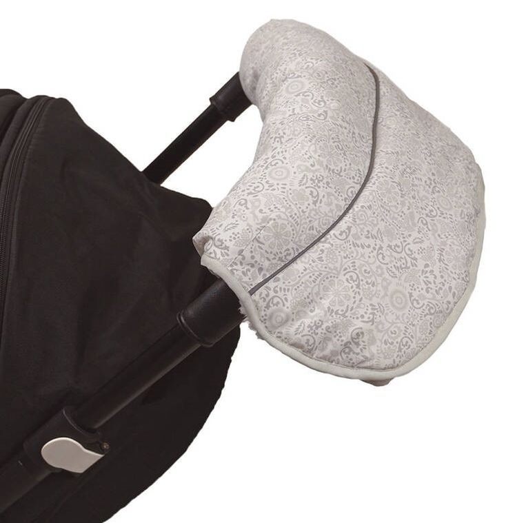 Lodger, Taslon, Drizzle, mufka do wózka, wodoodporna, szary