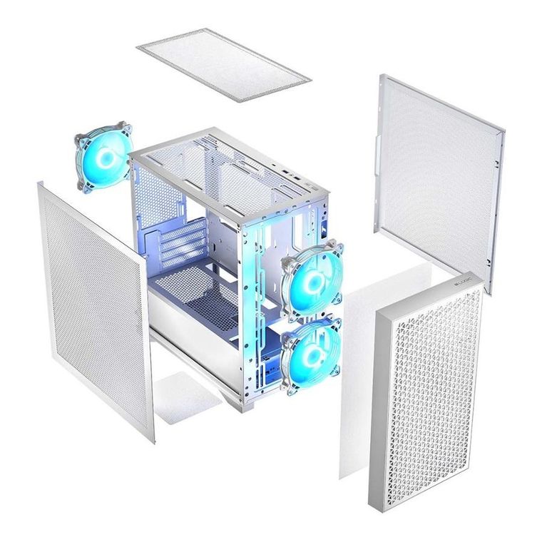 Logic Concept, Dart Pro ARGB Mini, obudowa, biała