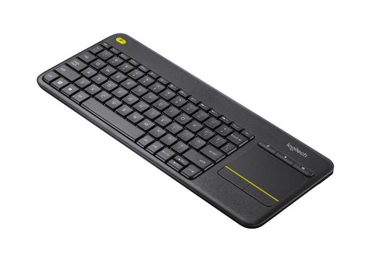 Logitech, klawiatura bezprzewodowa, K400 920-007145, USB 2.0, czarny