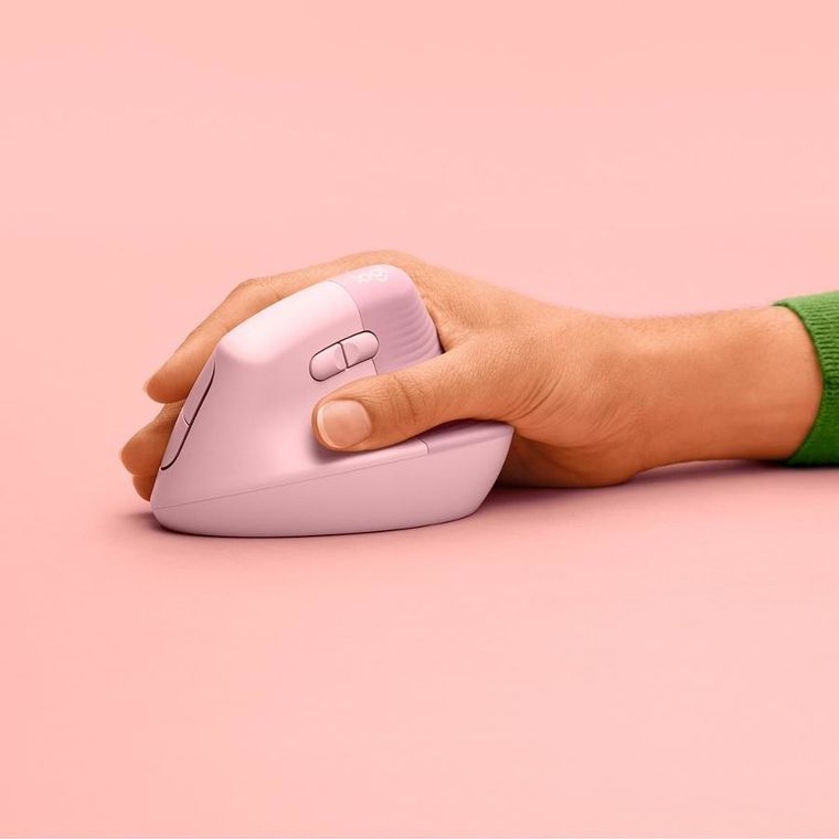 Logitech, mysz bezprzewodowa, lift rose