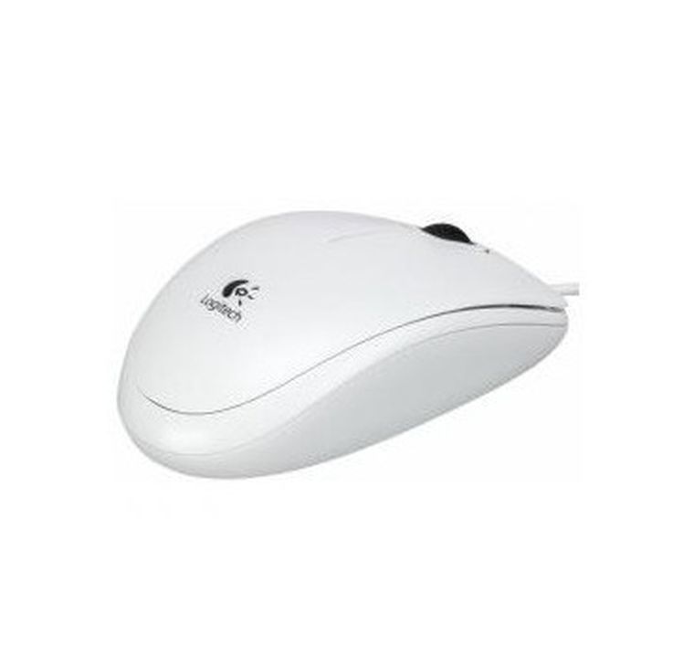 Logitech, mysz optyczna B100 OEM 910-003360 White