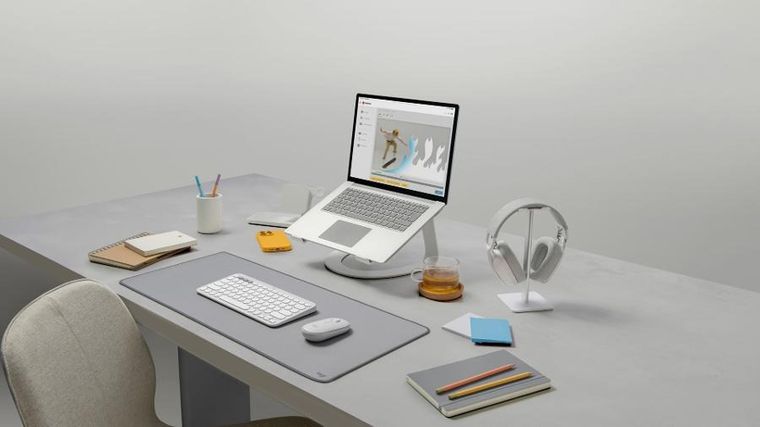 Logitech, Pebble 2 M350s, mysz, white