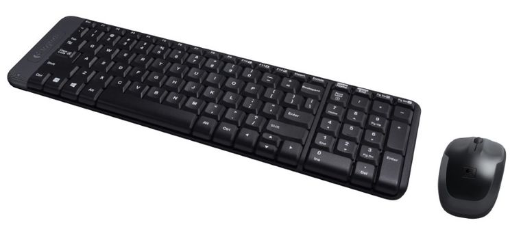 Logitech, zestaw klawiatura + mysz, 920-003161, czarny