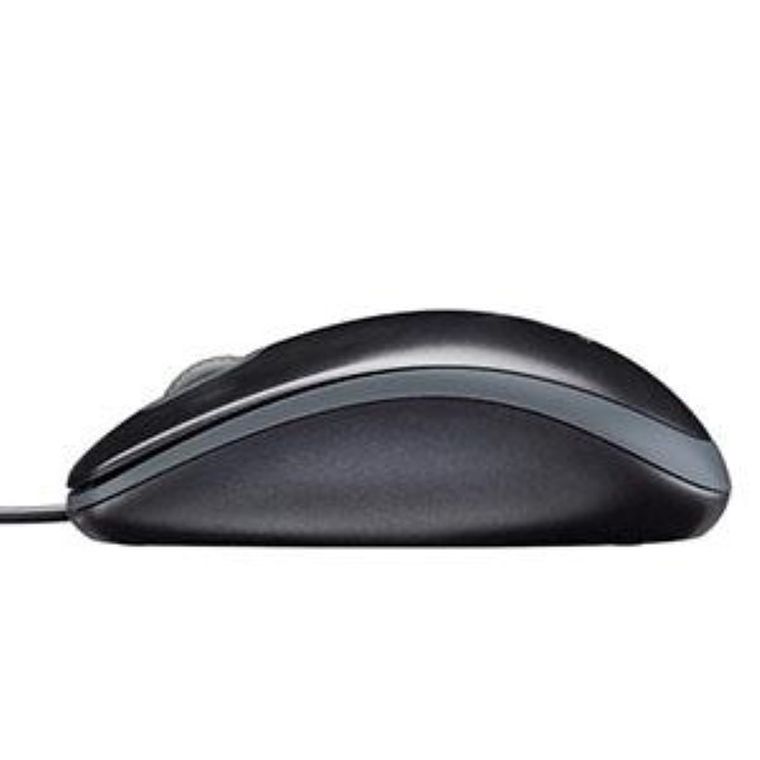 Logitech, zestaw, klawiatura membranowa, mysz optyczna, 1000 dpi, MK120, 920-002562, USB 2.0, US, czarny