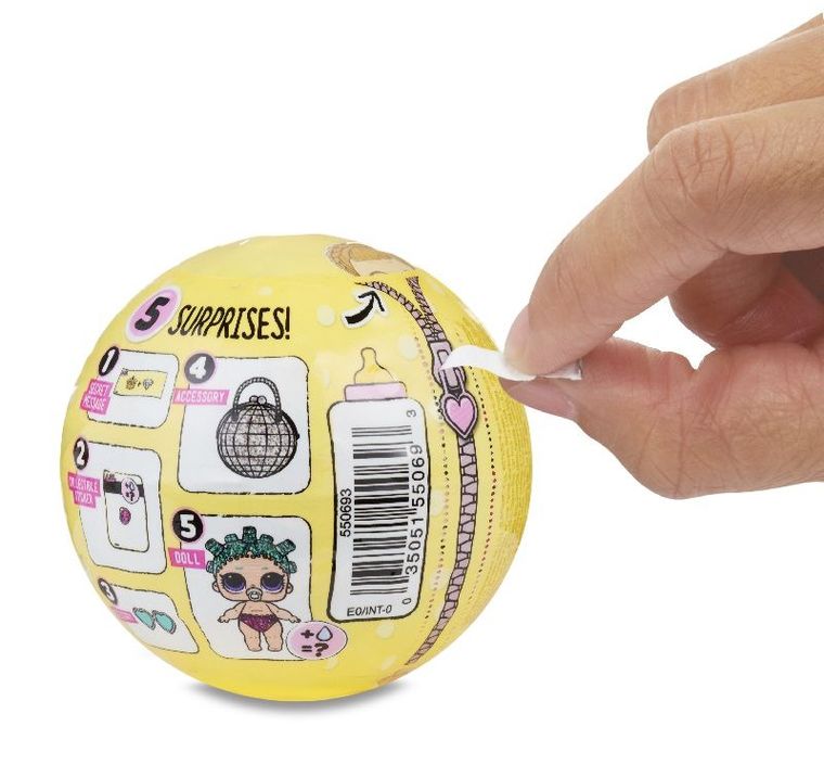 L.O.L. Surprise, Confetti Pop, laleczka niespodzianka, 1 szt.