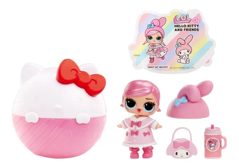 L.O.L. Surprise, Hello Kitty & Friends, kula niespodzianka, 1 szt.