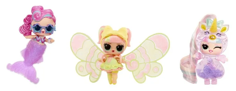 L.O.L. Surprise, Just Add Water, mini laleczka w kuli, 3 szt.