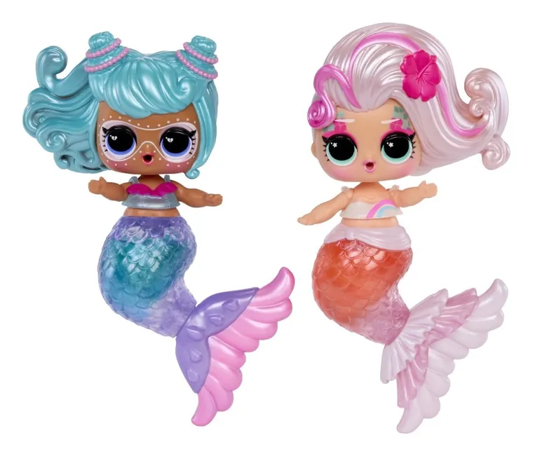 L.O.L. Surprise, Mermaids! Makeover Magic, kula niespodzianka z laleczką i błyszczykiem, 1 szt.