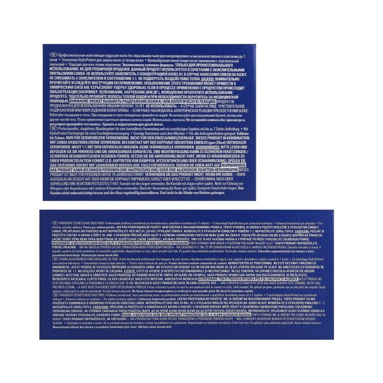 Londa, Blondoran Blonding Powder, bezpyłowy rozjaśniacz do włosów, 2-500 g