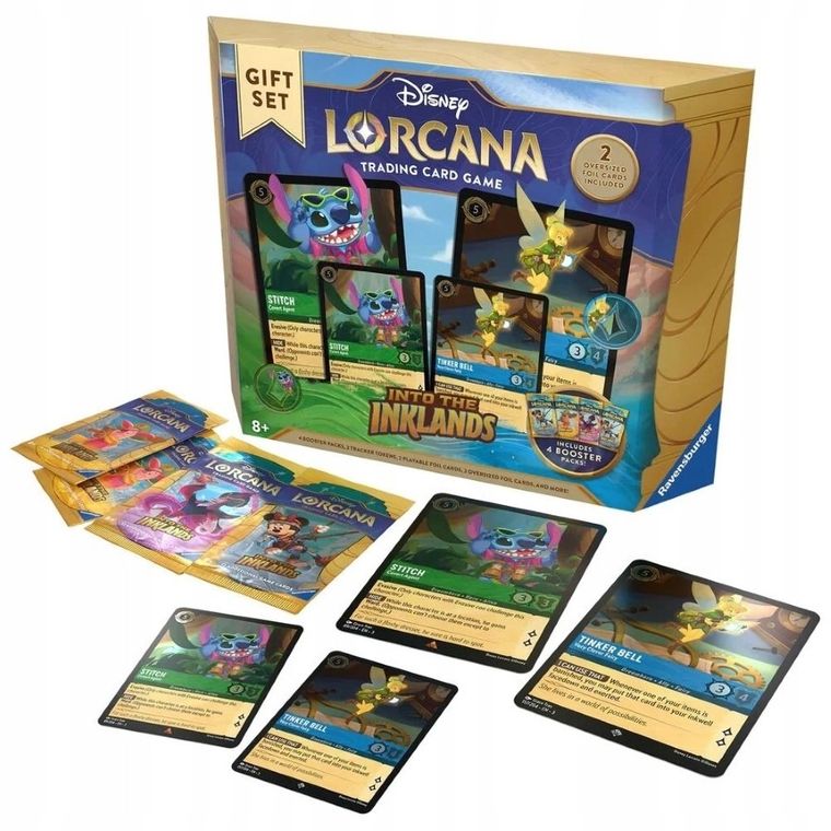 Lorcana, Disney, Into the Inklands, gra karciana, zestaw prezentowy