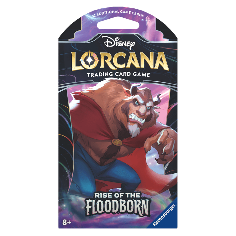 Lorcana, Disney, Rise Of The Floodborn, Booster Sleeved, gra karciana