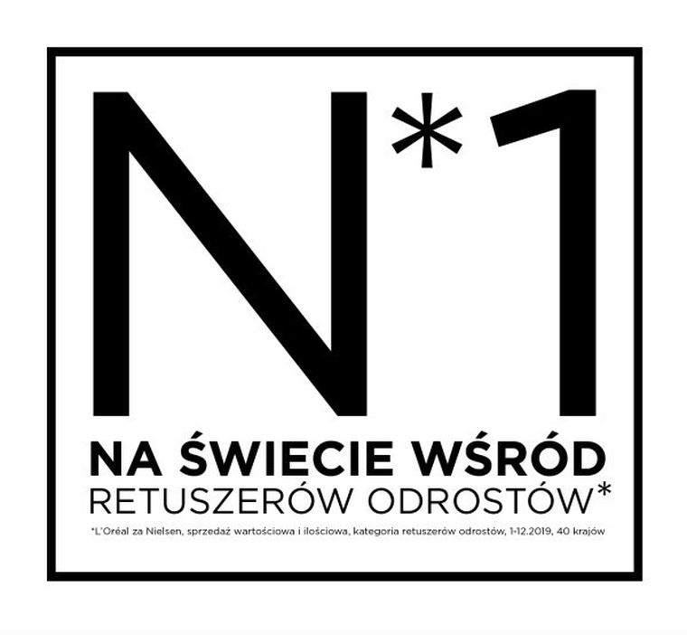 L'Oreal Paris, Magic Retouch, spray do retuszu odrostów, czerń, 75 ml
