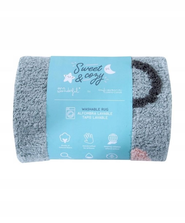 Lorena Canals, Big Big World, dywan bawełniany, 100 cm