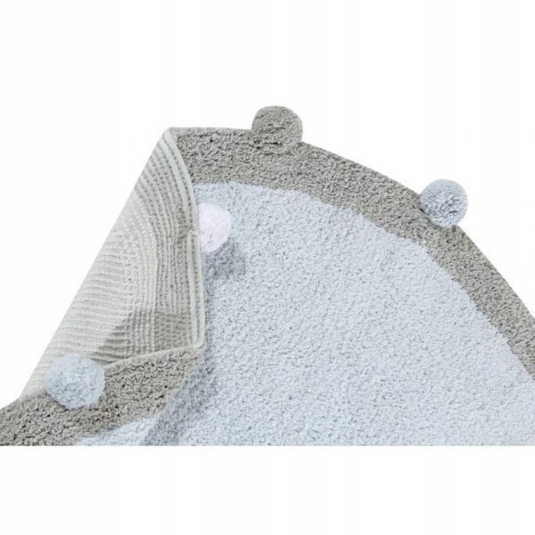 Lorena Canals, Bubbly Soft Blue, dywan bawełniany, 120 cm