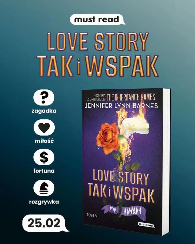 Love story tak i wspak. The Inheritance Games. Tom 6