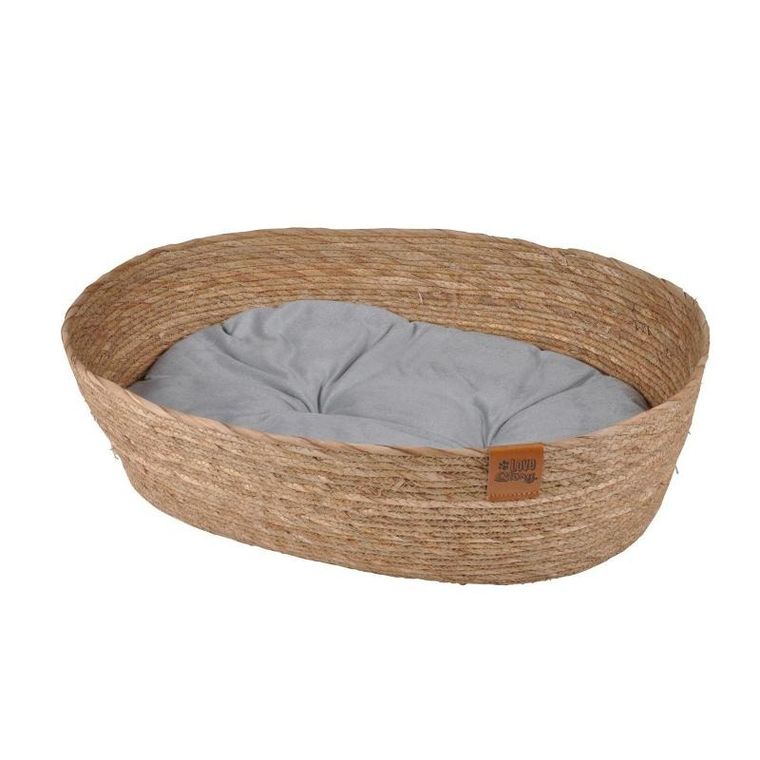 Love Story, zestaw plecionych koszy, hiacynt wodny, 2 szt.