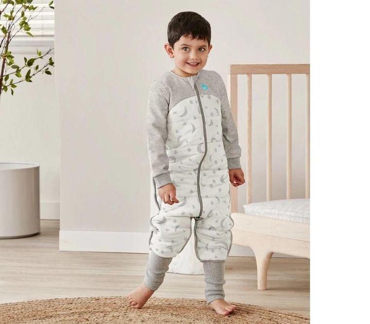Love to Dream, Organic&Merino, Etap 3, śpiworek z rękawkami i nogawkami, 2.5 TOG, 12-24 m, księżyc