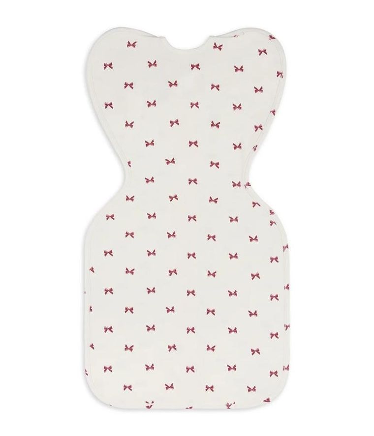Love to Dream, Swaddle Up, otulacz, śpiworek, etap 1, TOG 1, bawełna, kokardki, rozmiar XS