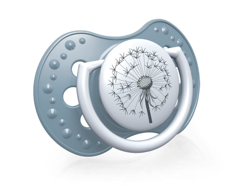 Lovi, Botanic Boy, smoczek silikonowy, dynamiczny, 3-6m, 2 szt.