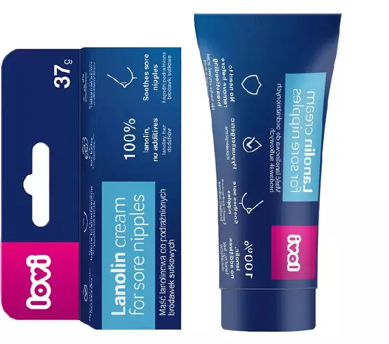 Lovi, maść lanolinowa do brodawek sutkowych, 37g