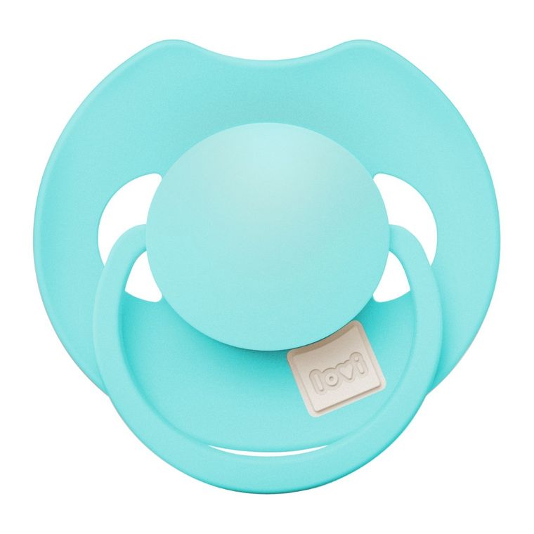 Lovi, Prime, smoczek silikonowy, dynamiczny, Aqua Green, 6-18 m, 3 szt.