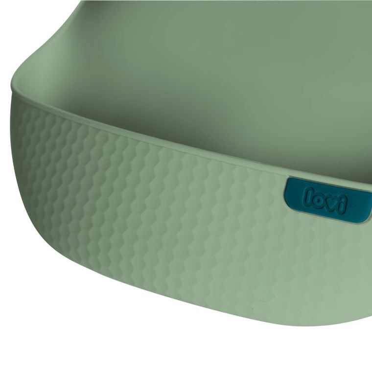 Lovi, śliniak silikonowy, Pistachio