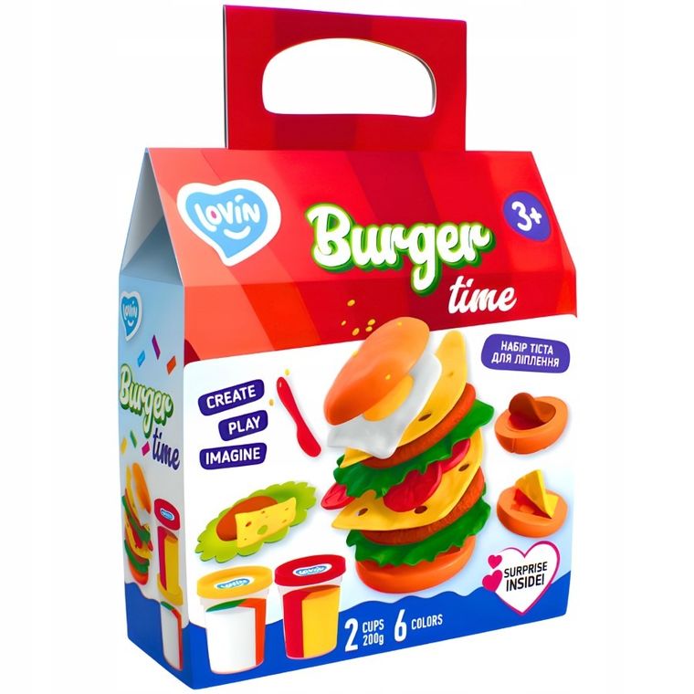 Lovin, Burger time, ciastolina do modelowania