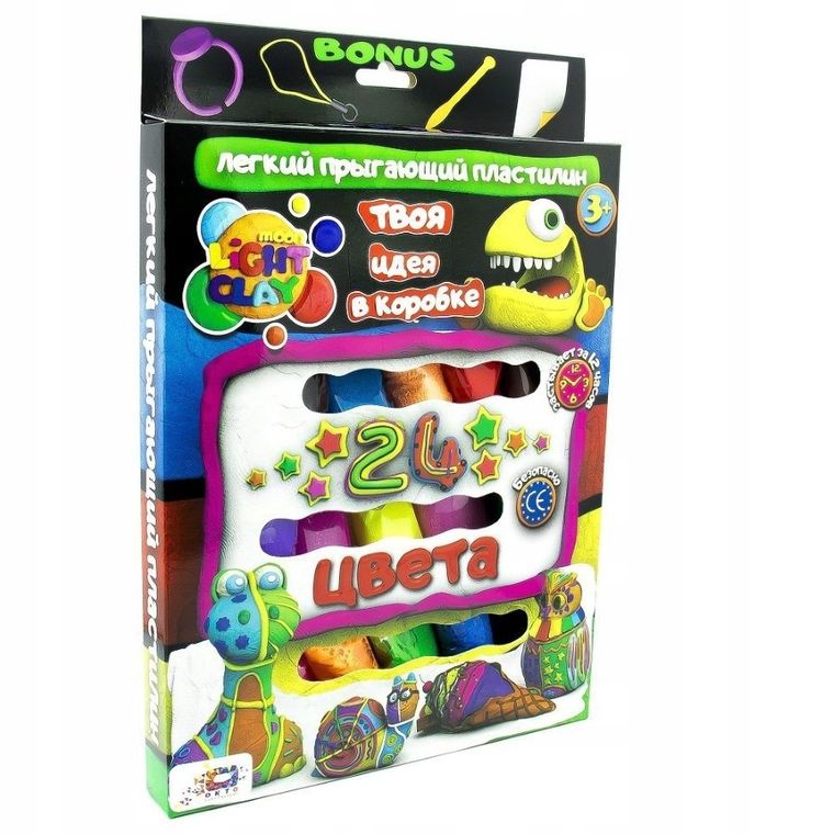 Lovin, ciastolina do modelowania, 24 kolory