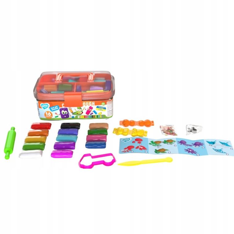 Lovin, ciastolina do modelowania w pudełku, 16 kolorów