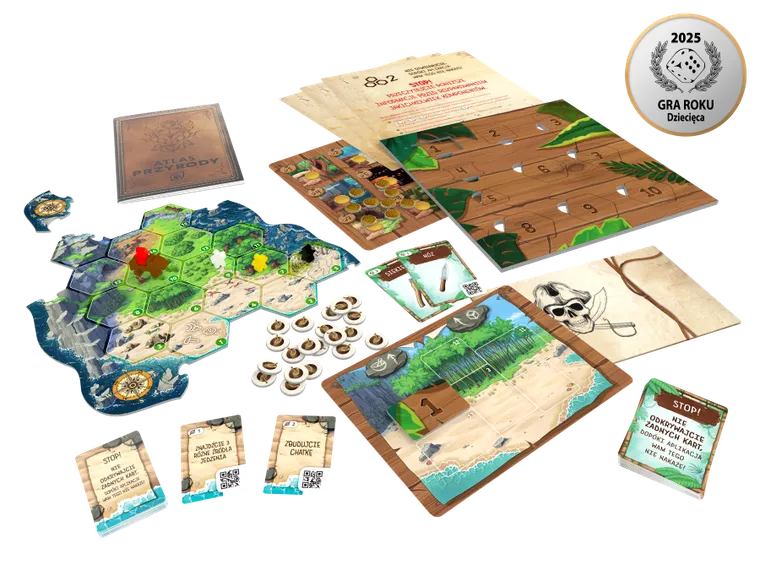 Lucky Duck Games, Toriki Wyspa rozbitków, gra familijna