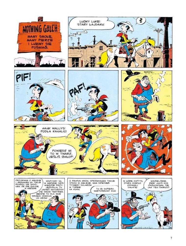 Lucky Luke. Biały jeździec