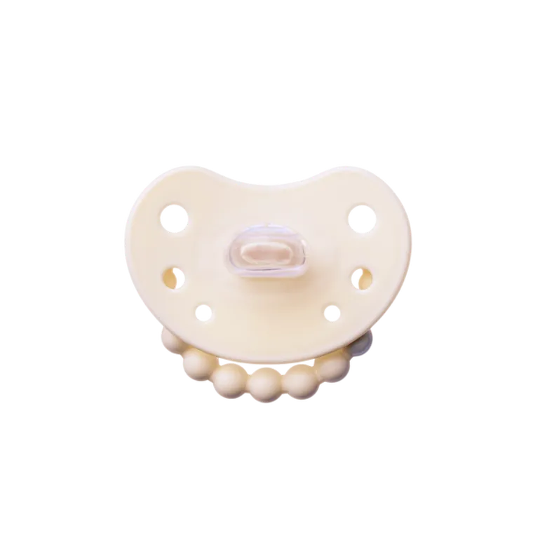 LUU Kids, smoczek pozycjonujący, American Cream, 0-3m