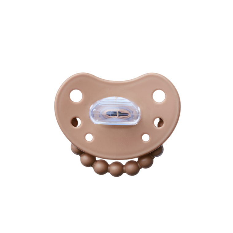 LUU Kids, smoczek pozycjonujący, Milk Hazelnut, 6m+