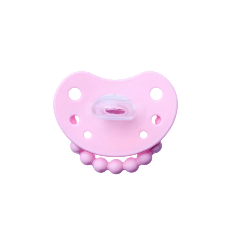 LUU Kids, smoczek pozycjonujący, Pink A Boo, 3-6m