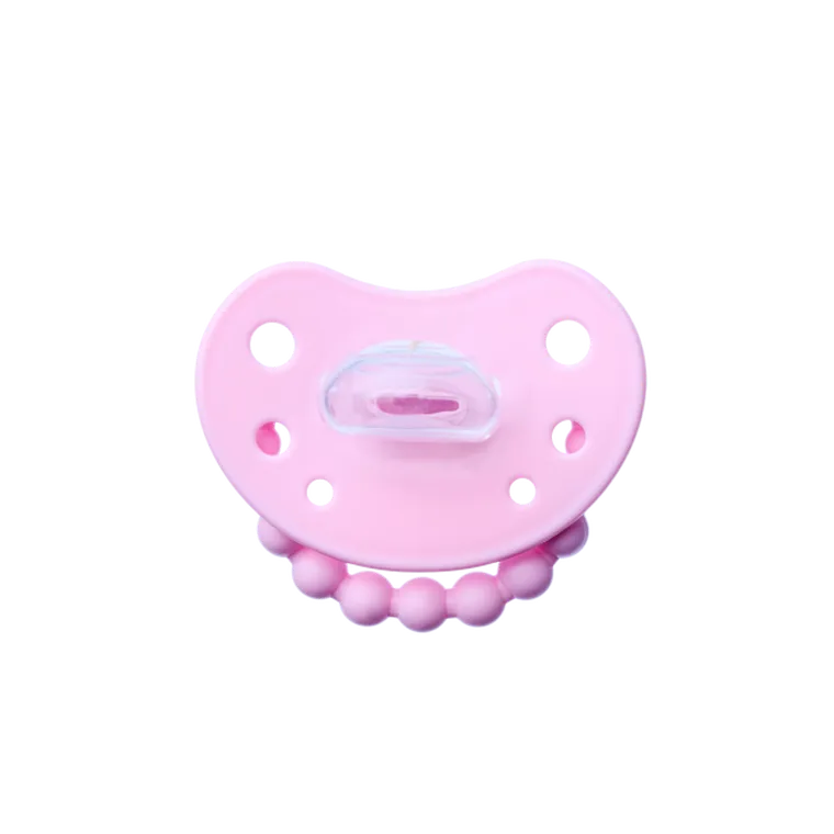 LUU Kids, smoczek pozycjonujący, Pink A Boo, 6m+