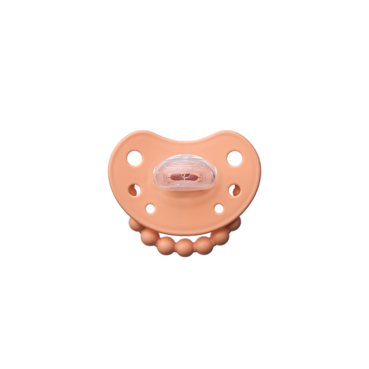 LUU Kids, smoczek pozycjonujący, Summer Apricot, 3-6m