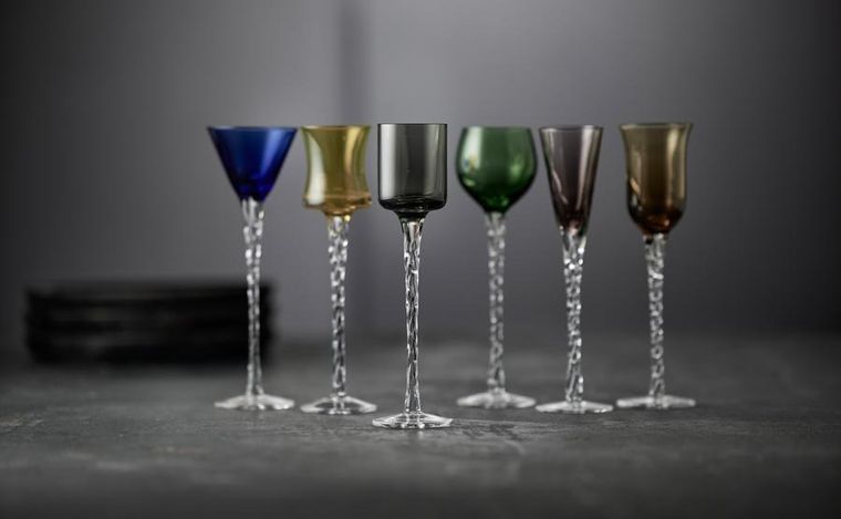 Lyngby Glas, Aquavit, kieliszki do wódki, London, 6 szt.